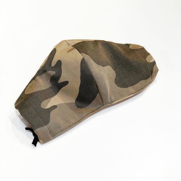 Face mask cameo camouflage