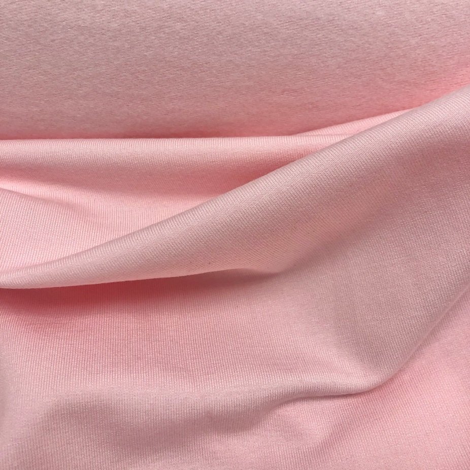 Bamboo Cotton Stretch Fleece  Baby Pink – La Movida Sewing
