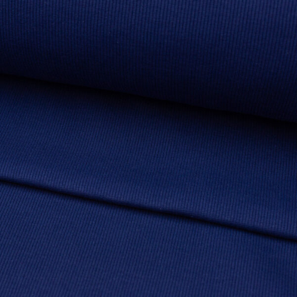 recycled cotton ribbing sailor blue