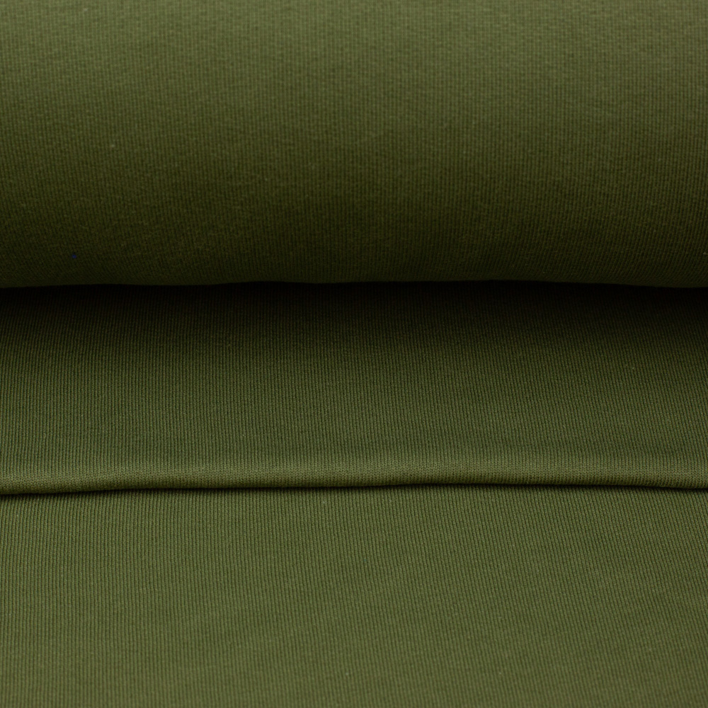 recycled cotton terry seaweed green
