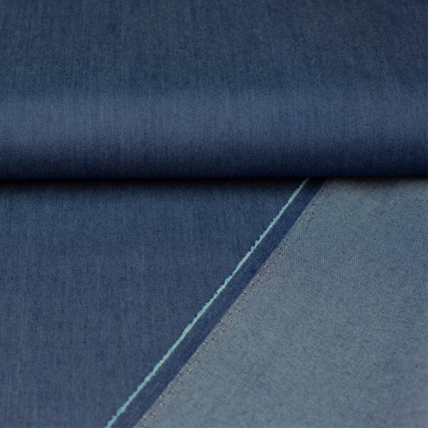 lightweight cotton denim medium blue