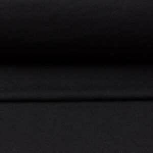 Bamboo Cotton Stretch Fleece | Black