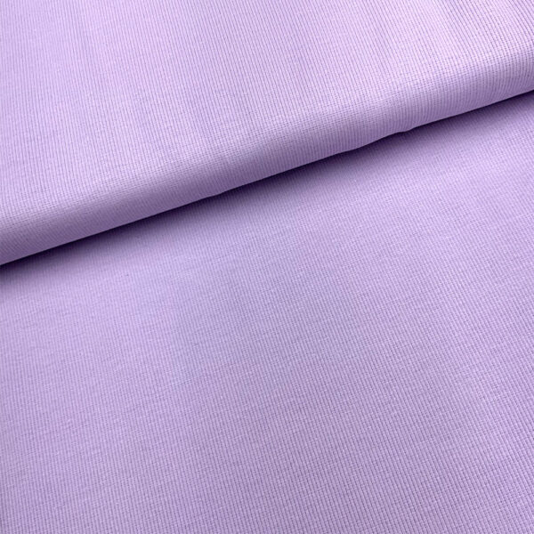 organic cotton rib | lilac