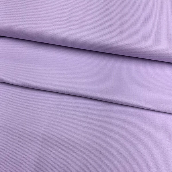 organic cotton rib | lilac