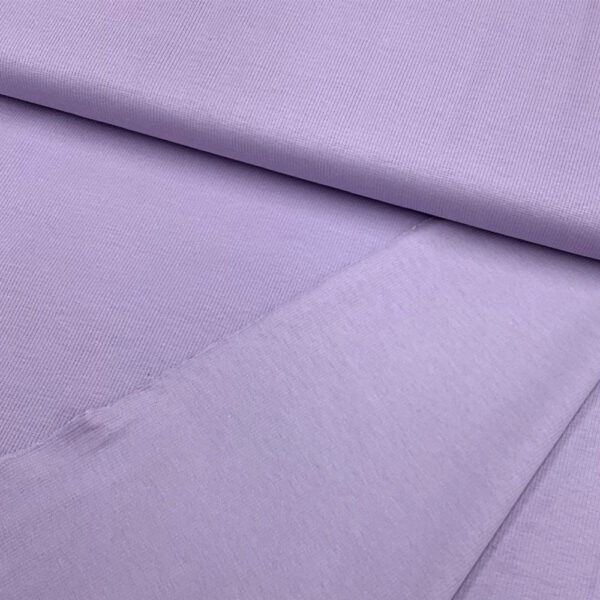 organic cotton rib | lilac