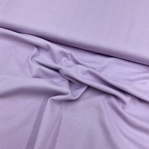 organic cotton rib | lilac