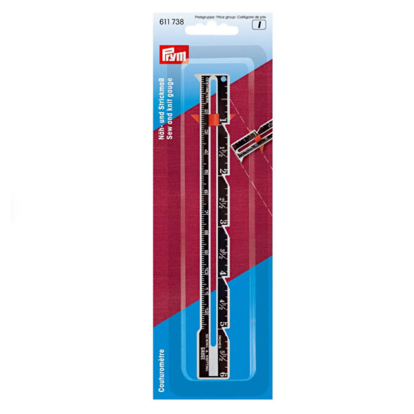 prym 6 inch seam gauge sewing gauge