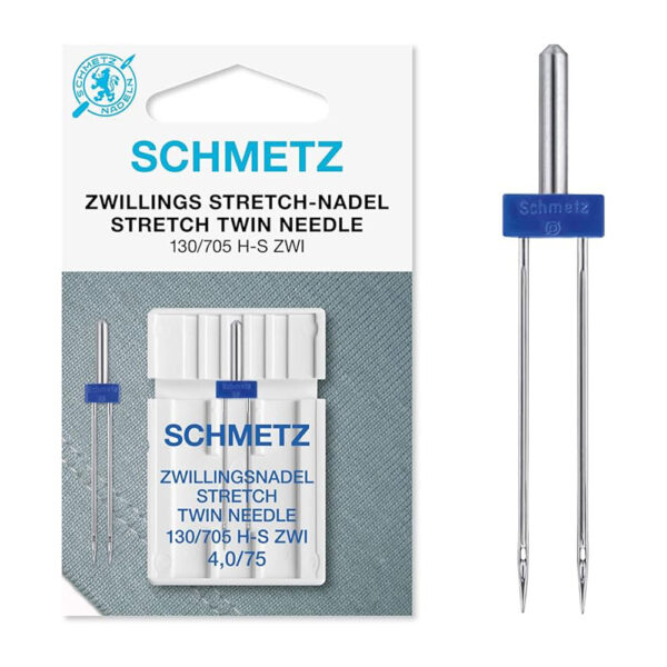 schmetz stretch twin needle size 4.0/75