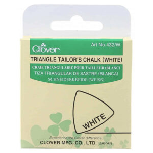 clover triangle tailor's chalk | white