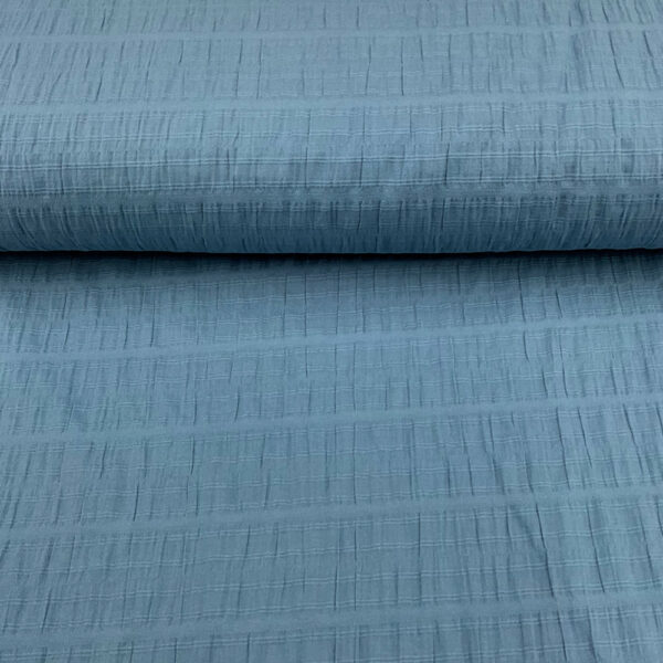 carefree crinkle cotton | lake blue