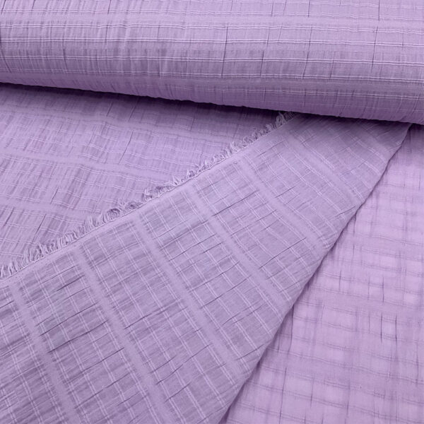 carefree crinkle cotton shirt weight fabric lilac purple