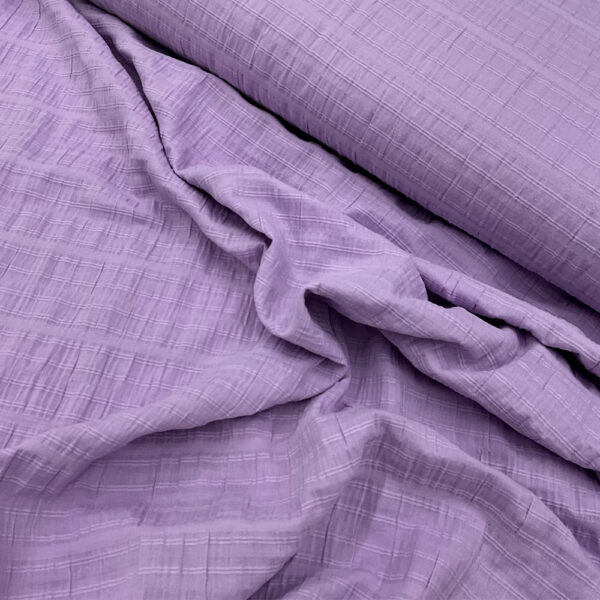 carefree crinkle cotton shirt weight fabric lilac purple