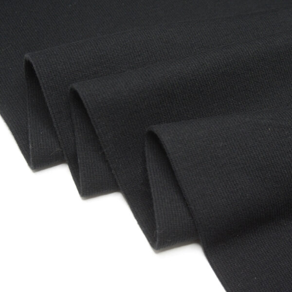 cotton rib | black