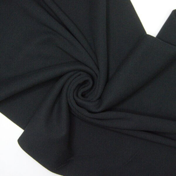 cotton rib | black