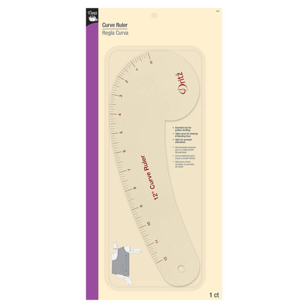 dritz french curve ruler | 12"