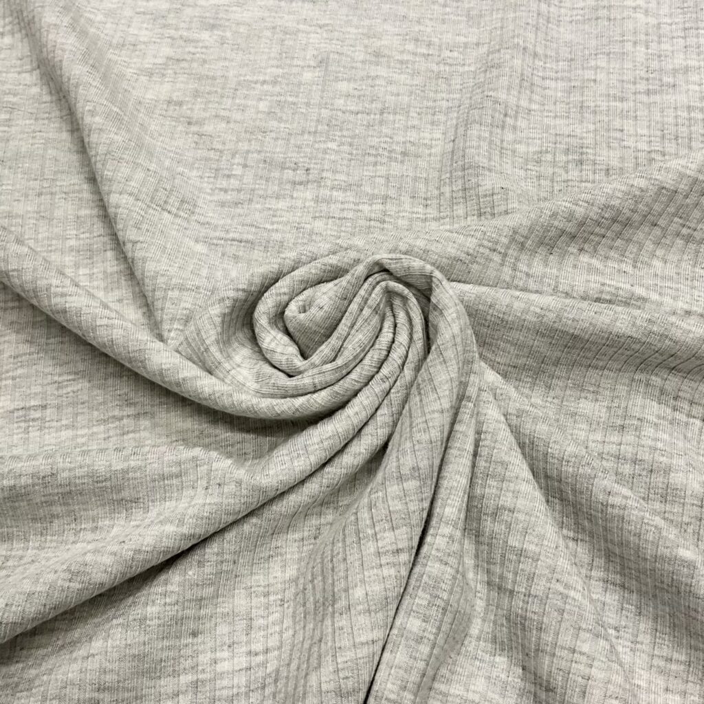 cotton rib | oatmeal grey