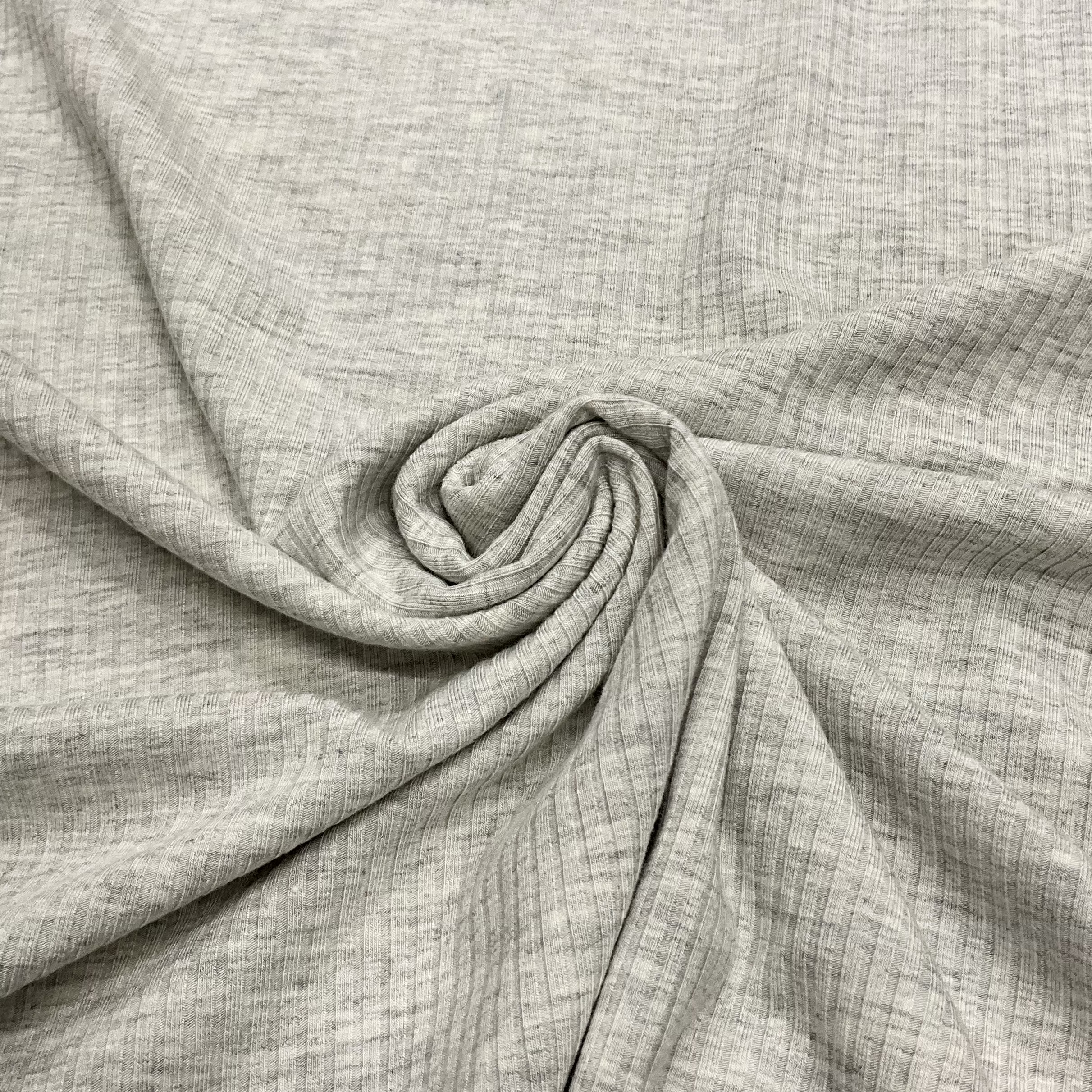 cotton rib | oatmeal grey