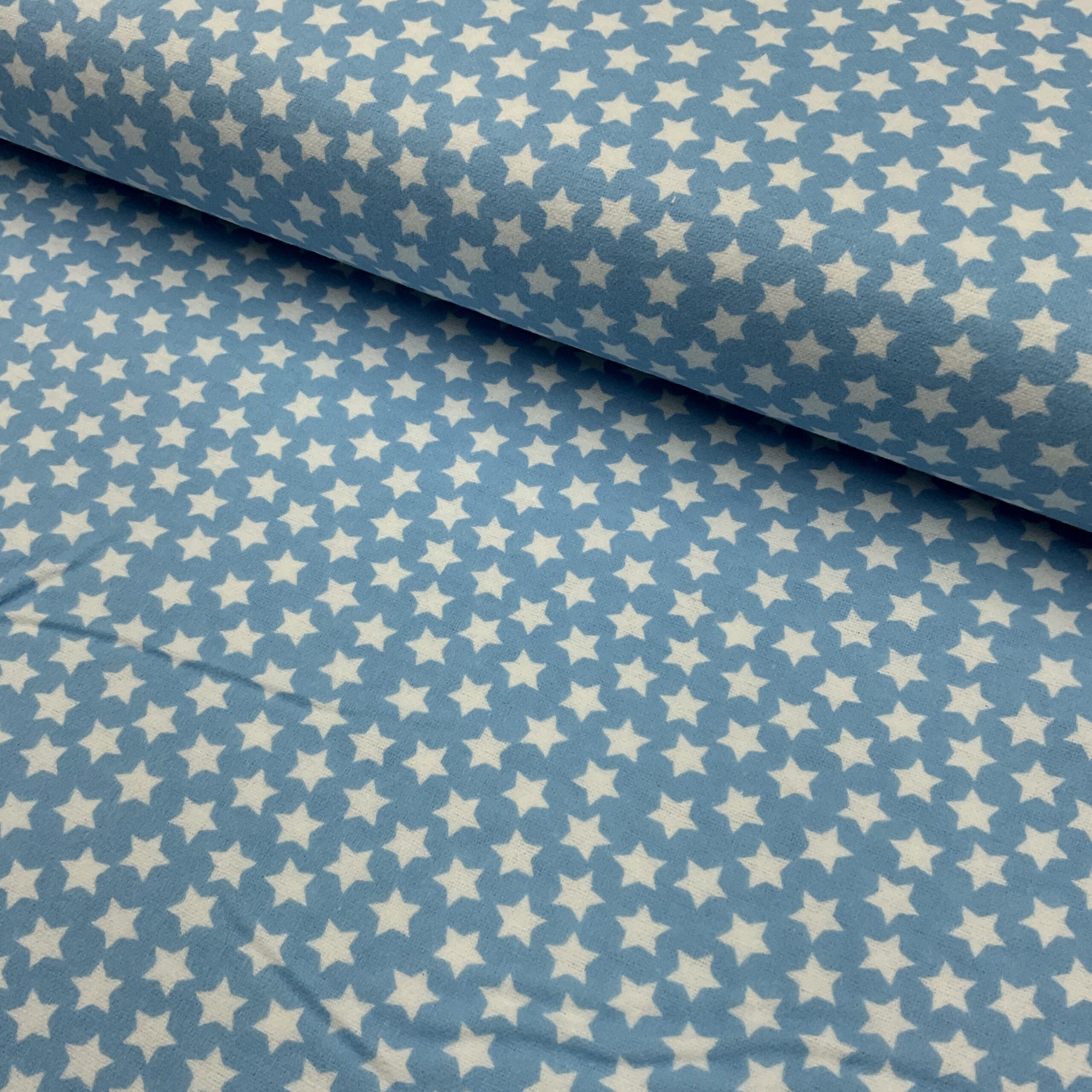 flannelette | blue stars