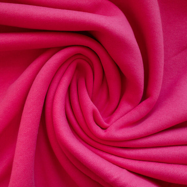 organic cotton fleece | fushia