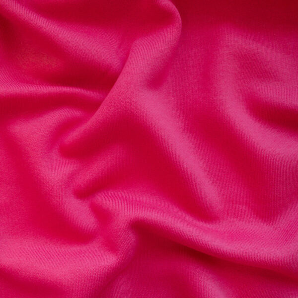 organic cotton fleece | fushia