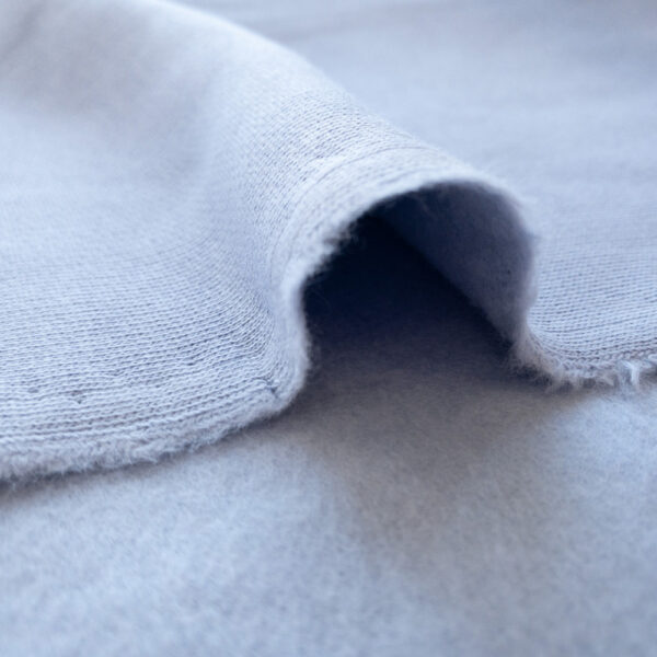 organic cotton fleece | light blue