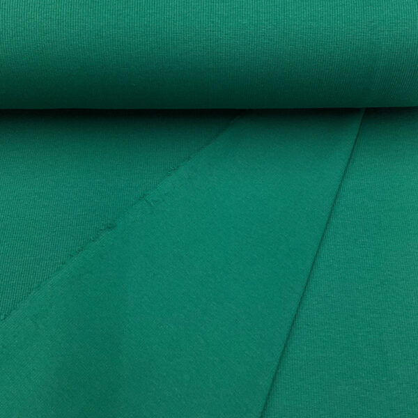 organic cotton rib | green