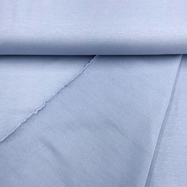 organic cotton rib | light blue