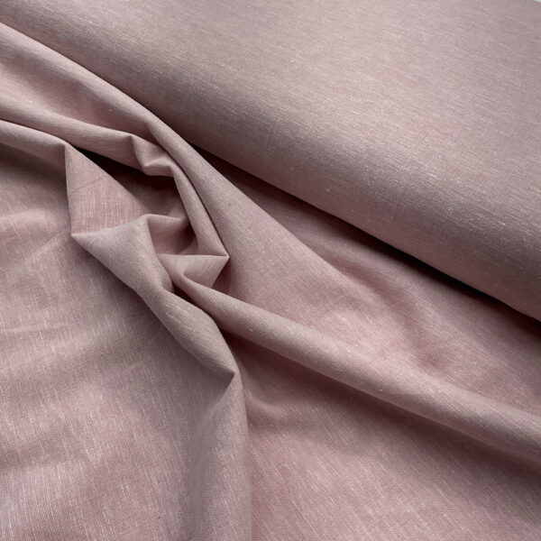 linen shirting | baby pink