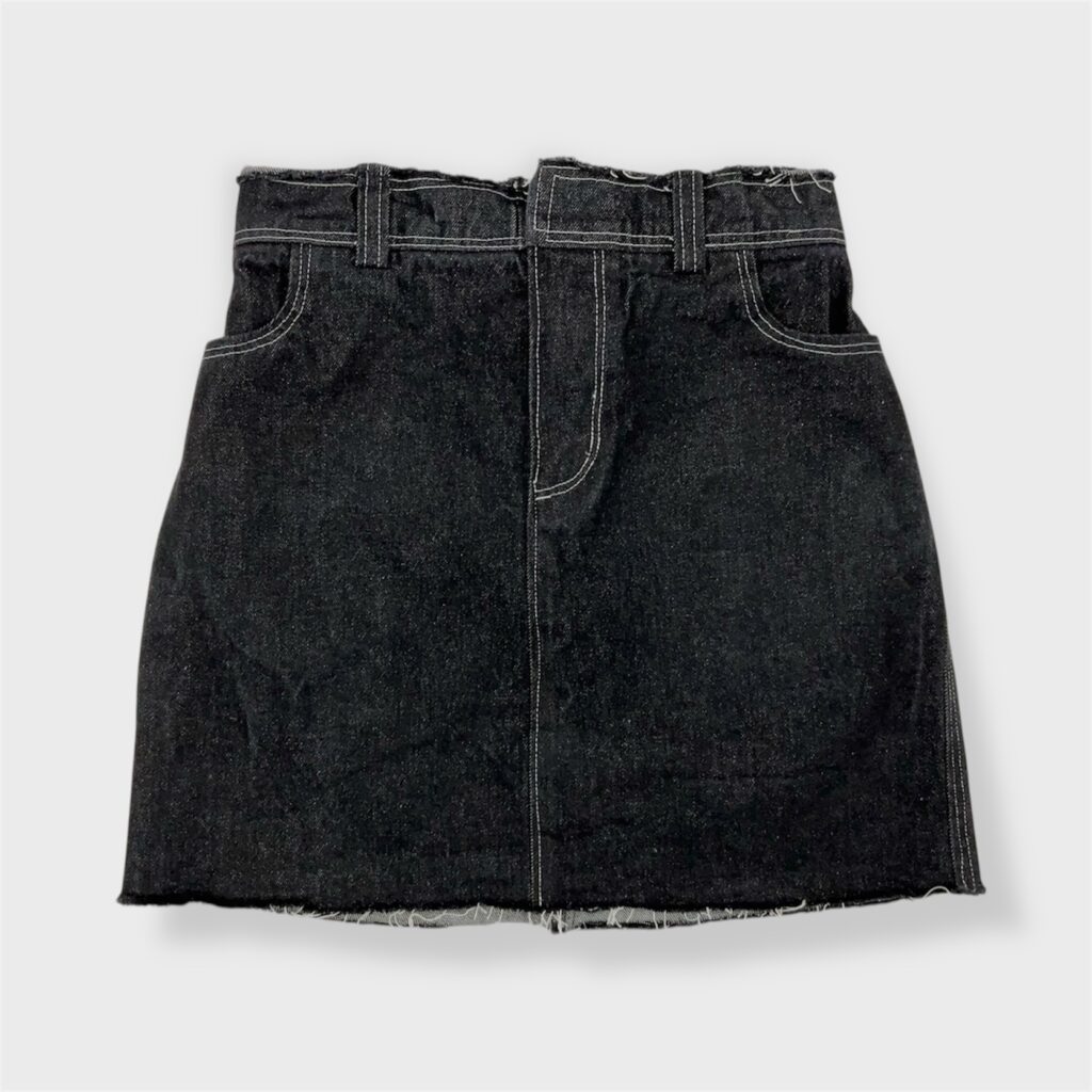denim skirt with fly1