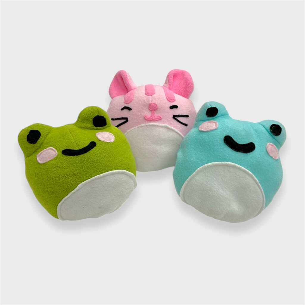 squishmallows frog and cat