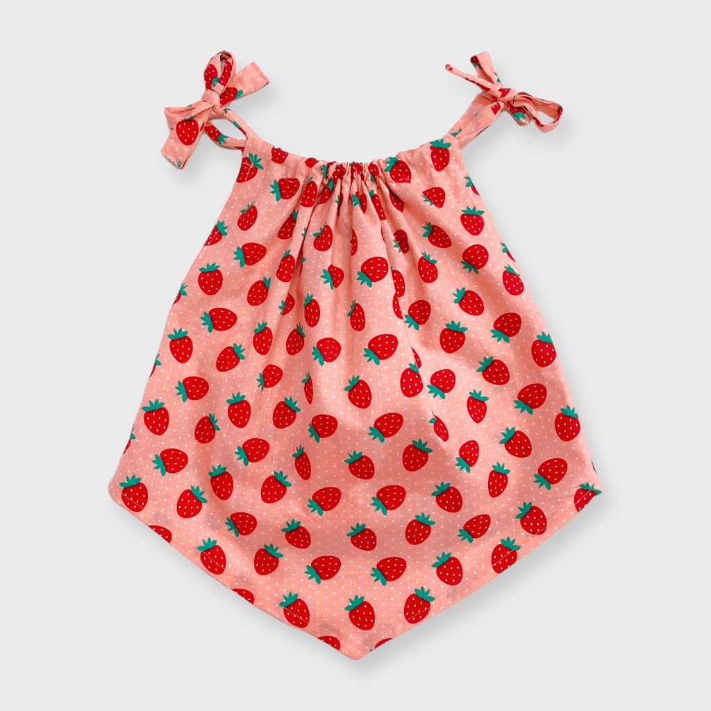 strawberry halter top