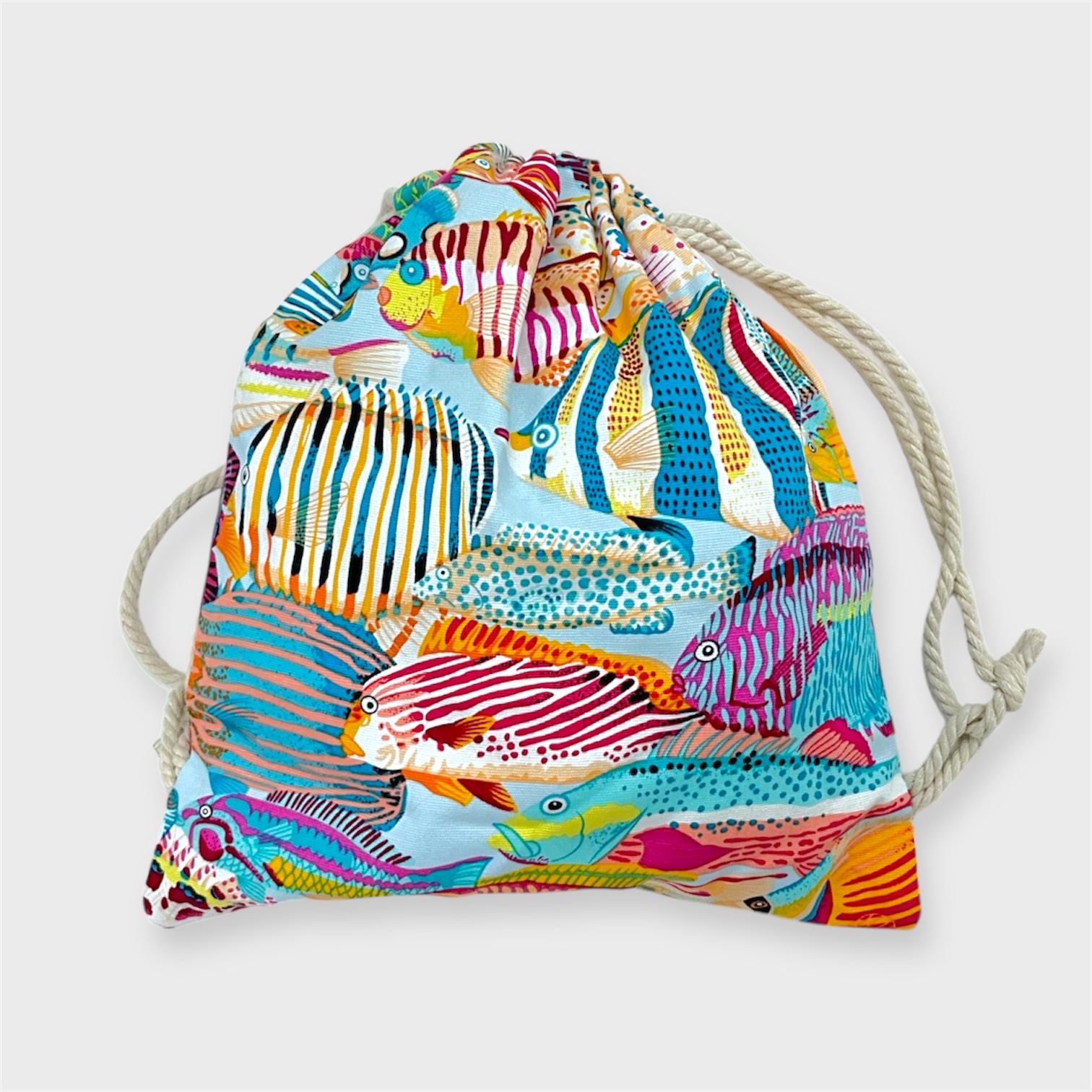 drawstring backpack no vinyl bottom