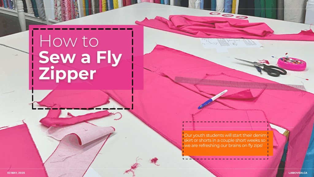 how to sew a fly zipper blog post
