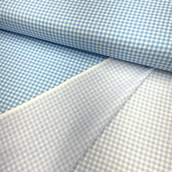 gingham 1/4" | light blue
