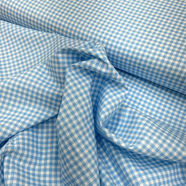 gingham 1/4" | light blue