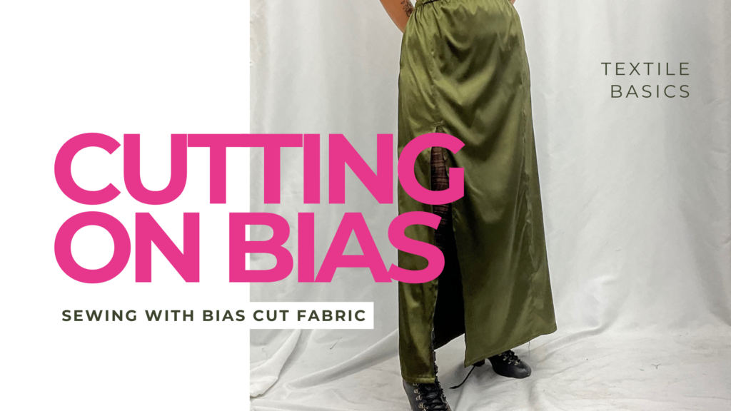 cutting fabric on bias