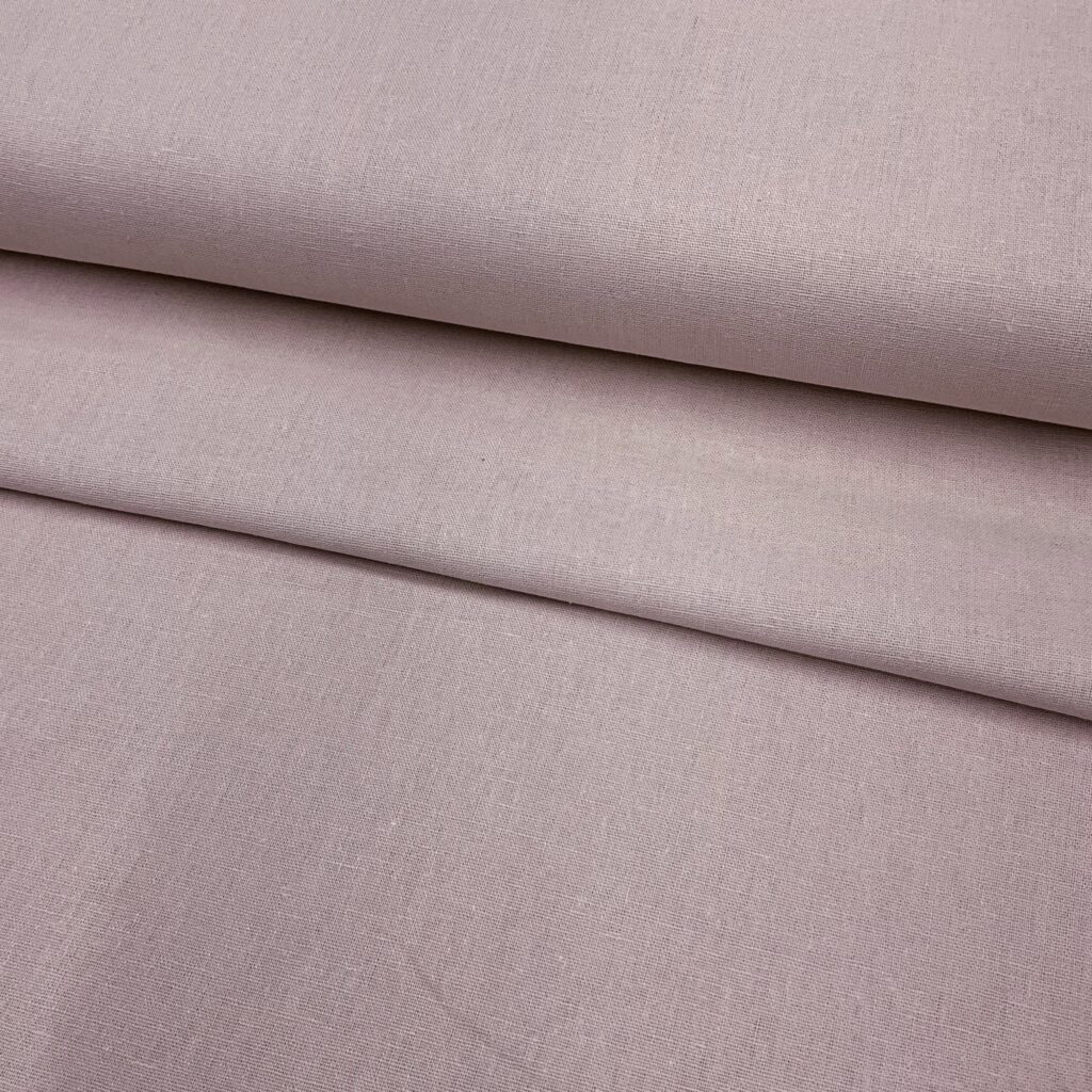 linen cotton blend | pale pink