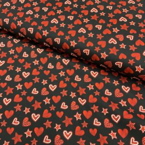 quilters cotton | red hearts