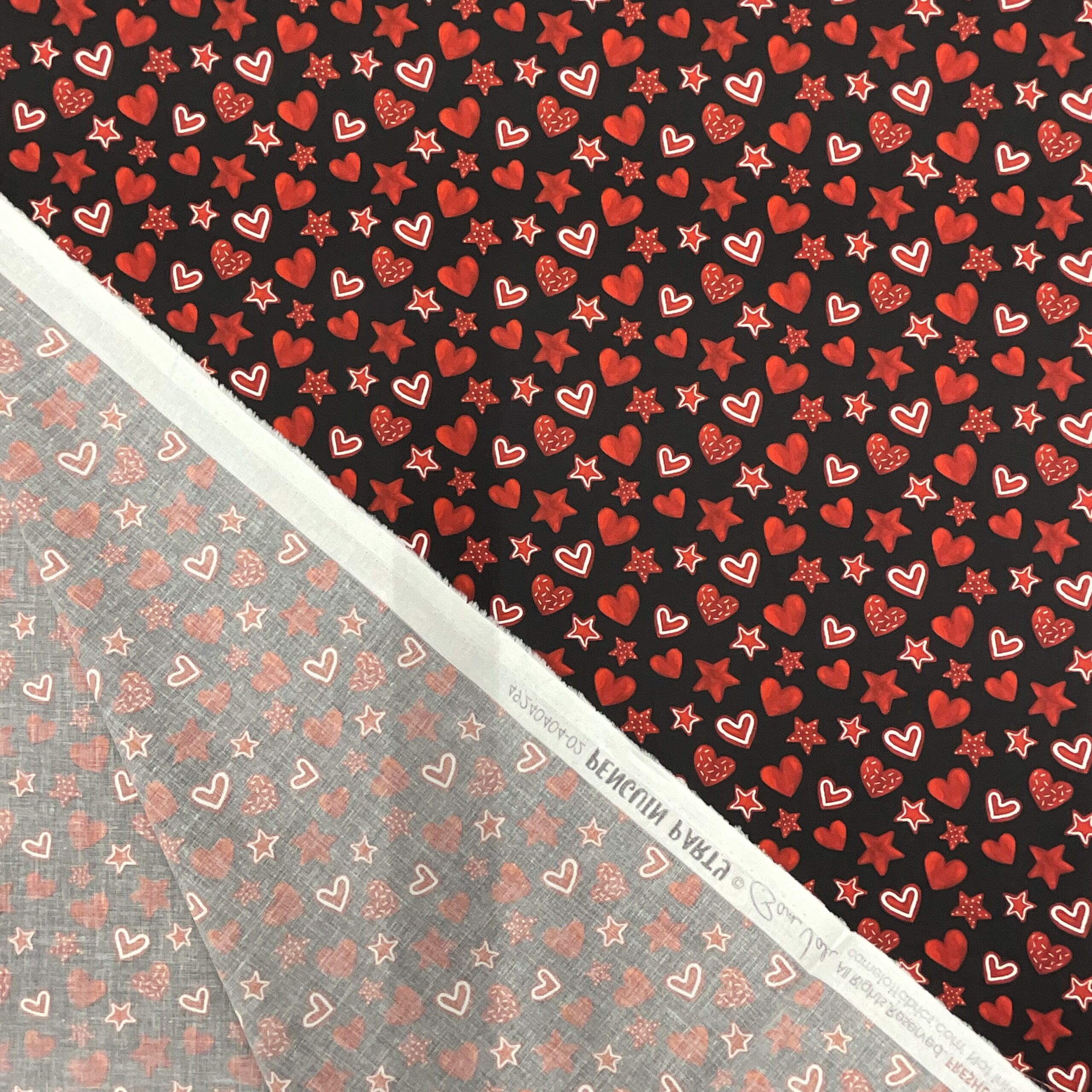 quilters cotton | red hearts