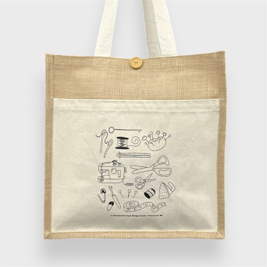jute tote bag