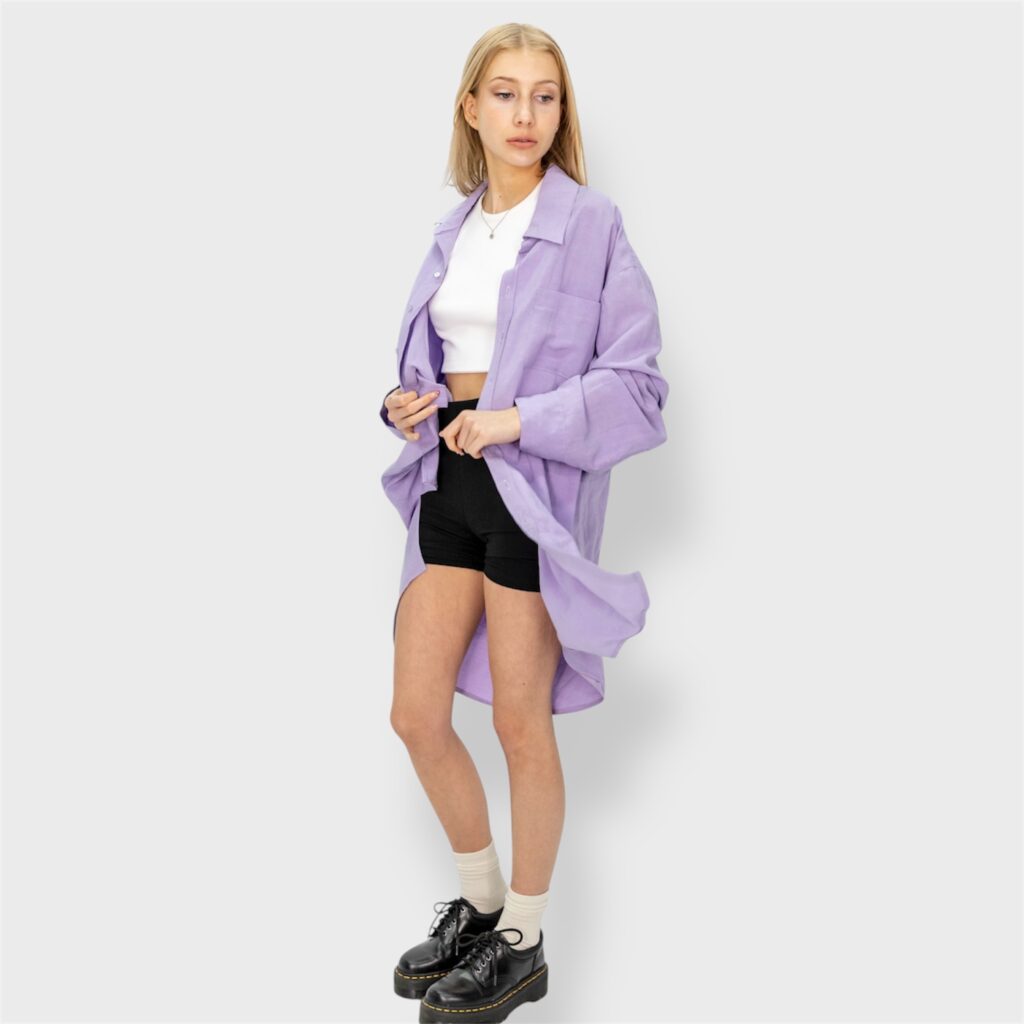 oversized button shirt2