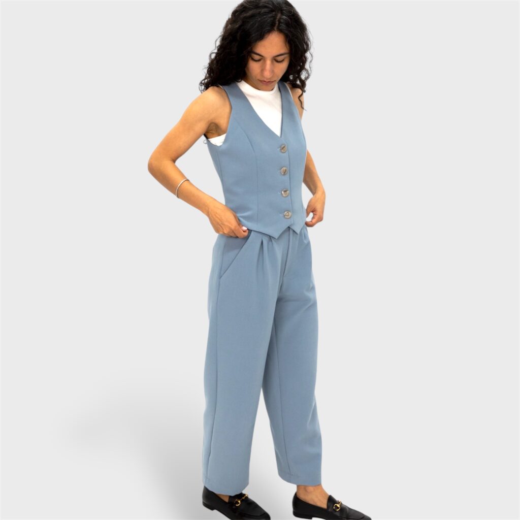 tailored vest and pants