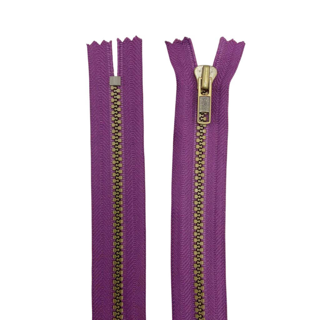 non separating zippers