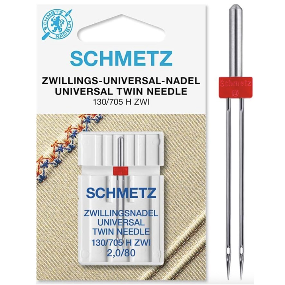 schmetz universal twin needle | size 2.0/80