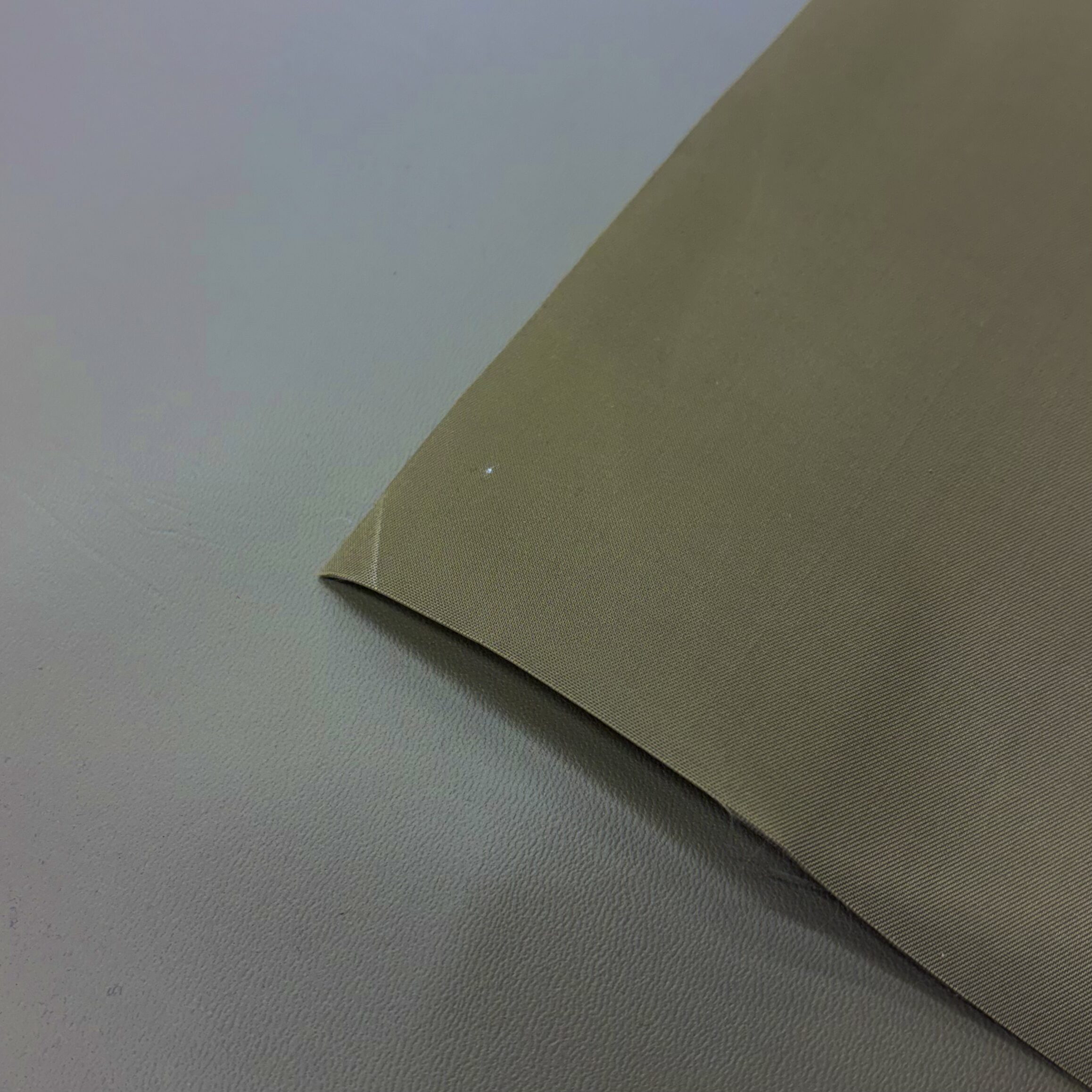 brown faux leather