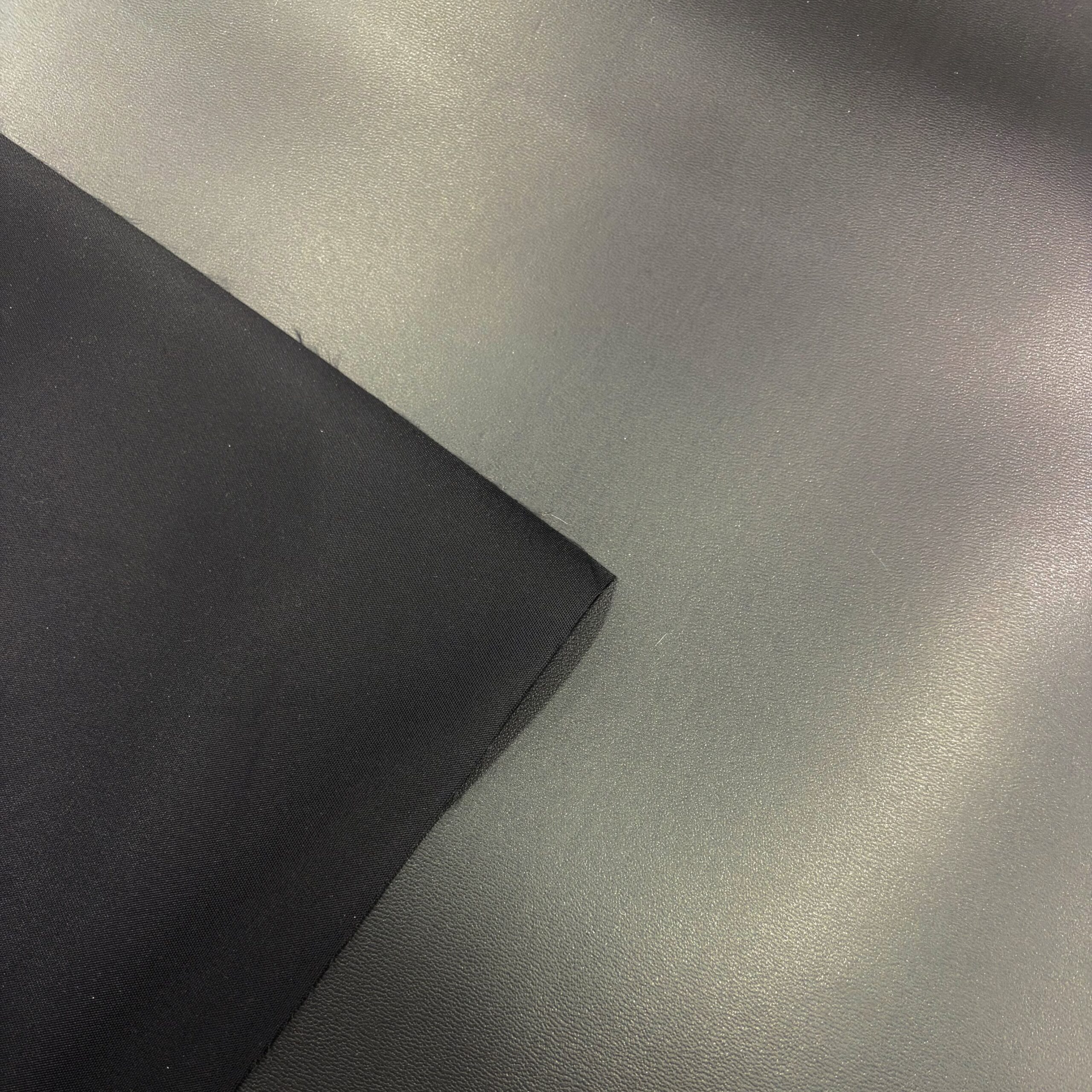 brown faux leather